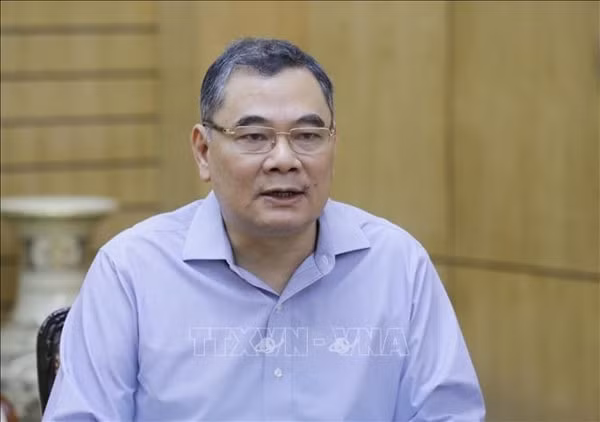 Thiếu tướng Tô Ân Xô, Chánh Văn phòng, Người Phát ngôn Bộ Công an. Ảnh: TTXVN