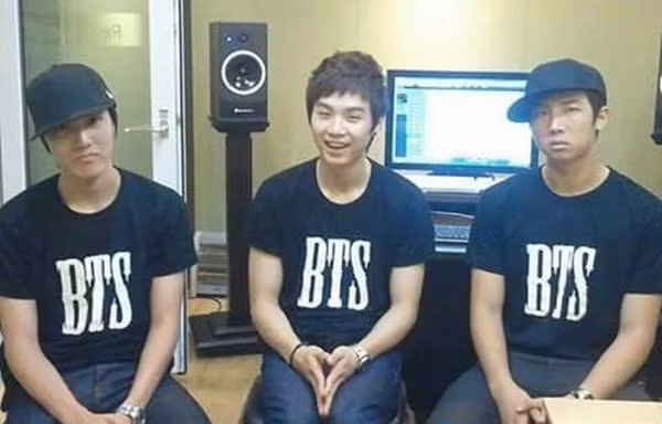 J-Hope, Suga và RM thời thực tập sinh.