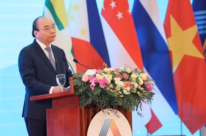 Thủ tướng Nguyễn Xuân Phúc - Chủ tịch ASEAN 2020 phát biểu tại phiên khai mạc Đại hội đồng AIPA lần thứ 41