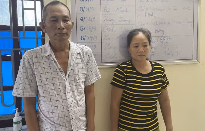2 vợ chồng Đỗ Thanh Sơn và Nguyễn Thị Hân