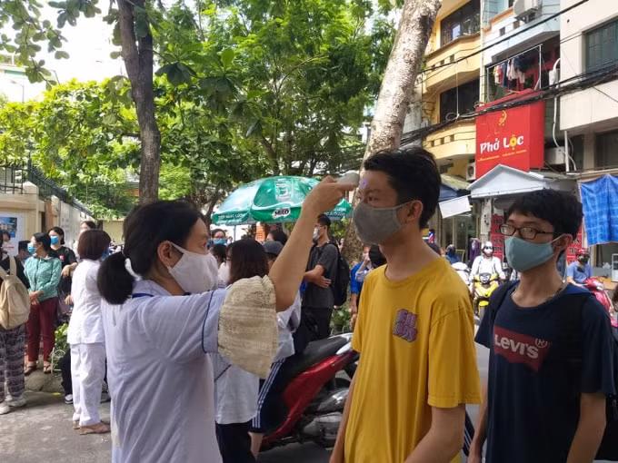 Kỳ thi năm nay diễn ra trong bối cảnh dịch bệnh, nhưng đến nay được đánh giá là thành công (ảnh Trinh Phúc).