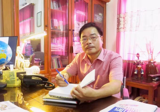 Nhà báo Nguyễn Xuân Hải- Chủ tịch HNB Hà Tĩnh