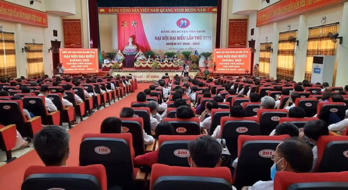 Thanh Hóa đã hoàn thành đại hội đảng bộ cấp huyện và tương đương từ 17/8, vượt kế hoạch về thời gian trước 2 tuần. Ảnh: TL