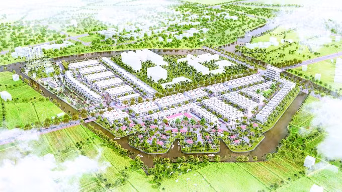 Phối cảnh dự án Khu dân cư Phước Thọ 1.