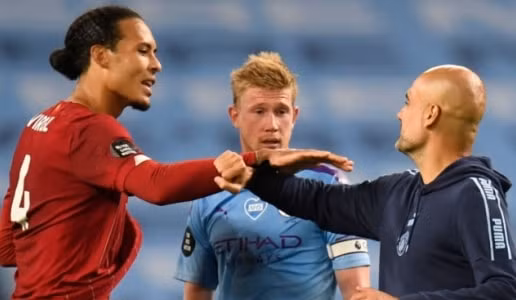 Cựu tiền vệ Xavi khen ngợi Van Dijk, De Bruyne và Pep. Ảnh: internet.