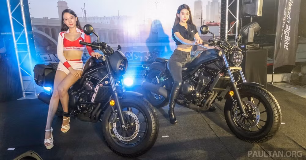 Honda Rebel 500 phiên bản 2020 được ra mắt tại Malaysia. Ảnh: Paultan.org