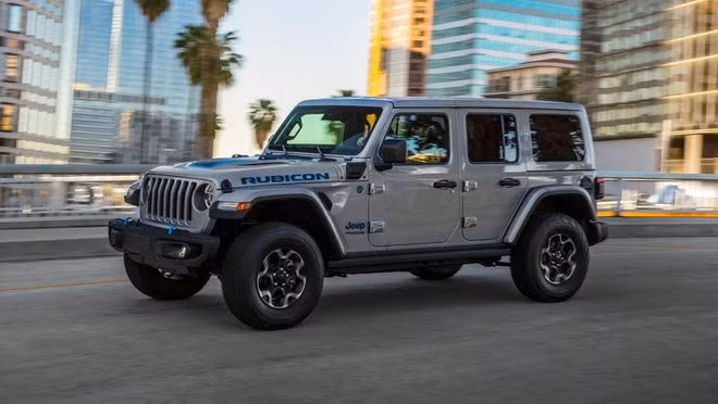Dòng xe Jeep Wrangler 4xe lần đầu được trang bị động cơ Hybrid đi off-road. Ảnh: internet.