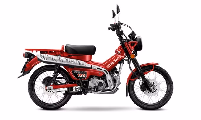 Tháng 11/2020, Honda Trail 125 2021 bán ra tại Mỹ. Ảnh: internet.