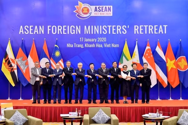 Hội nghị hẹp Bộ trưởng Ngoại giao ASEAN tháng 1/2020 tại Khánh Hòa. Ảnh: TG&VN