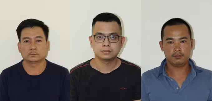Các đối tượng bị tạm giam để phục vụ công tác điều tra.