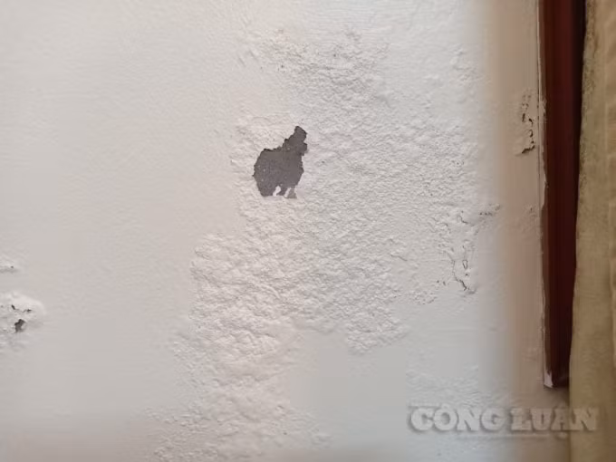 Tường xuất hiện bong tróc, phồng rộp chỉ sau thời gian ngắn khiến khách hàng nghi ngờ về chất lượng sơn SPEC.