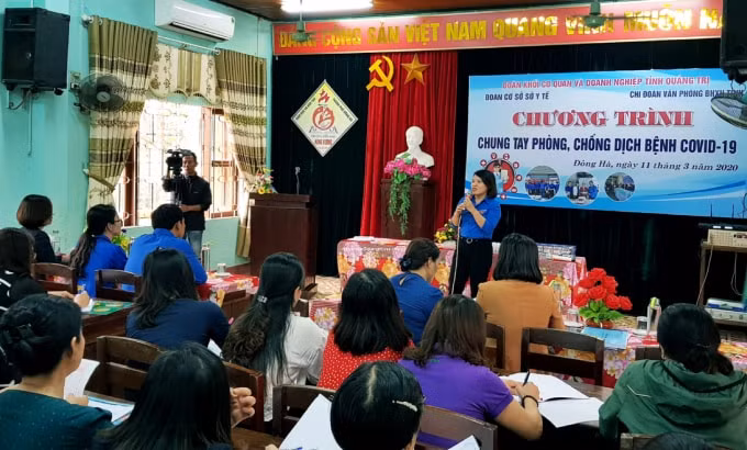 BHXH Quảng Trị truyền thông phòng chống dịch
