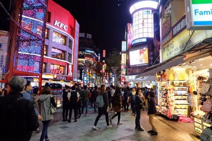 Chợ đêm Ximending, Đài Bắc.