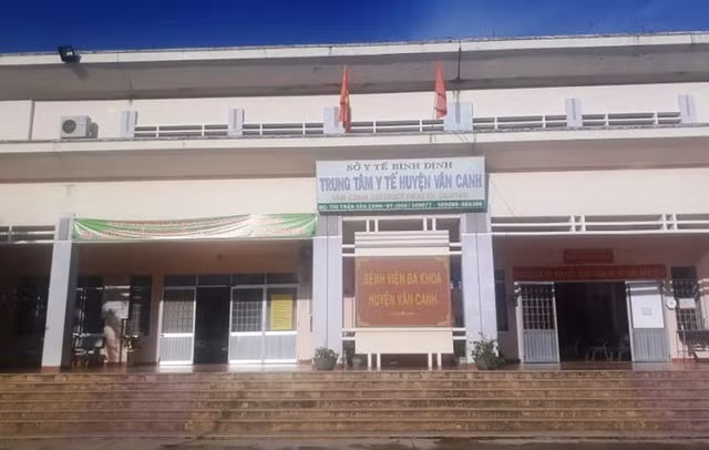 Trung tâm Y tế huyện Vân Canh. Ảnh: TL.