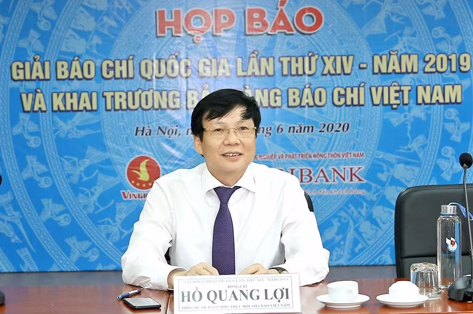 Phó Chủ tịch Thường trực Hội Nhà báo Việt Nam Hồ Quang Lợi. Ảnh: Sơn Hải