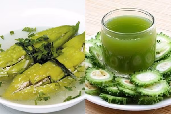Mướp đắng dùng làm thức ăn mùa hè rất phù hợp