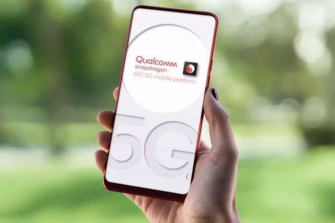 Chip Snapdragon 690 sẽ được hỗ trợ 5G.