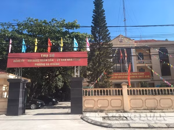 Trụ sở UBND phường Hà Khánh, TP Hạ Long, tỉnh Quảng Ninh.