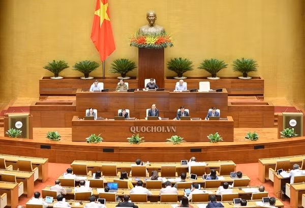 Quang cảnh phiên họp Quốc hội ngày 15/6/2020. Ảnh: quochoi.vn