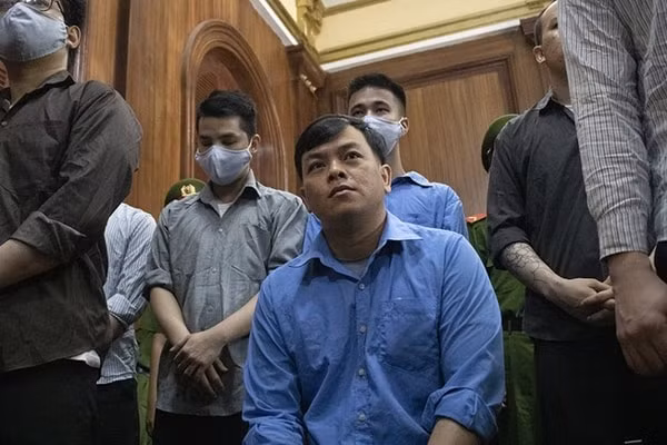 Bị cáo Trần Ngọc Phúc tại phiên tòa