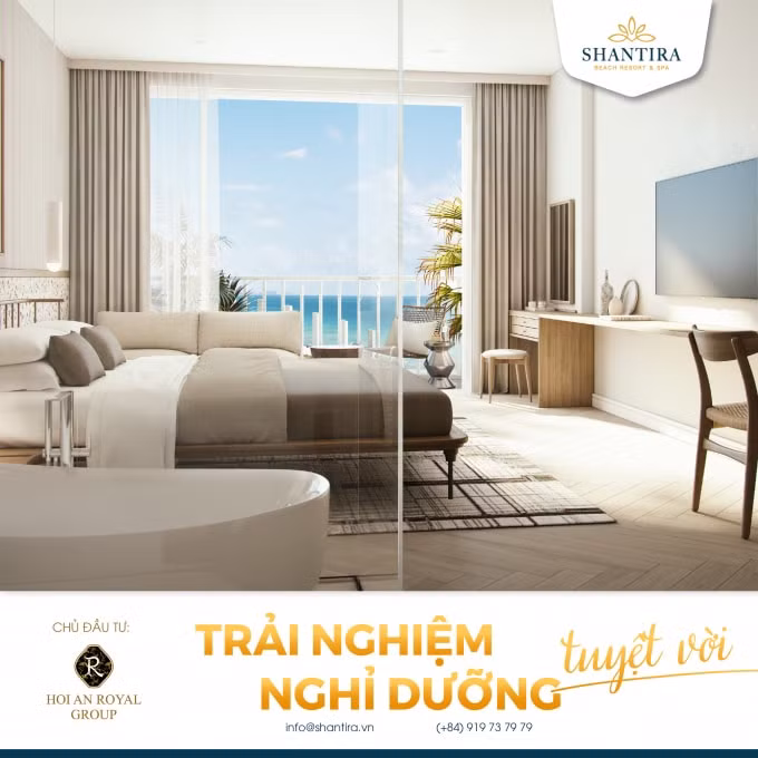 Căn hộ nghỉ dưỡng của dự án Shantira Beach Resort & Spa.