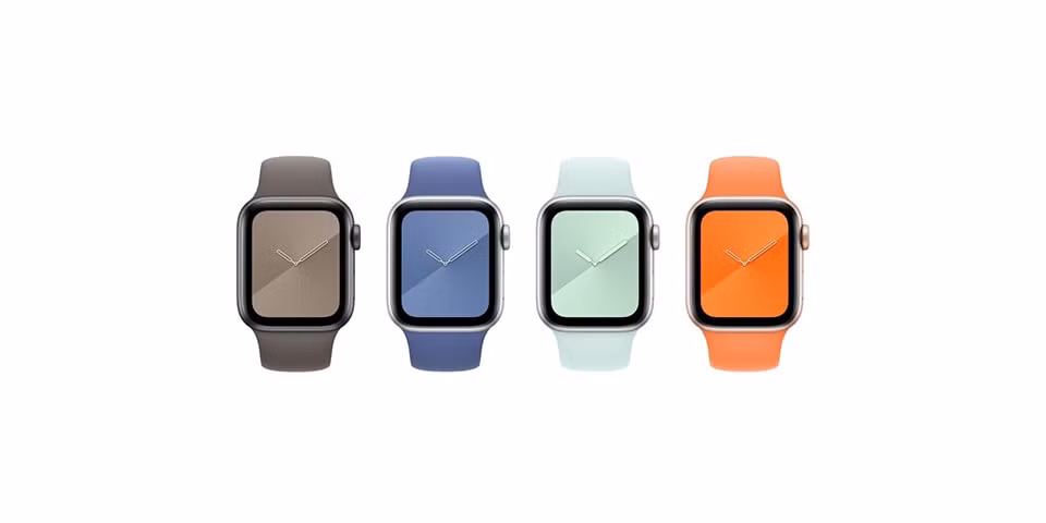 4 màu dây mới với chủ đề mùa hè dành riêng cho Apple Watch Sport Band.