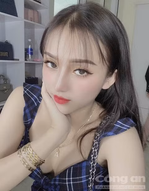 Đối tượng Hoàng Nguyễn Minh Hằng (21 tuổi) cầm đầu đường dây ma túy liên tỉnh. Ảnh: CA TPHCM