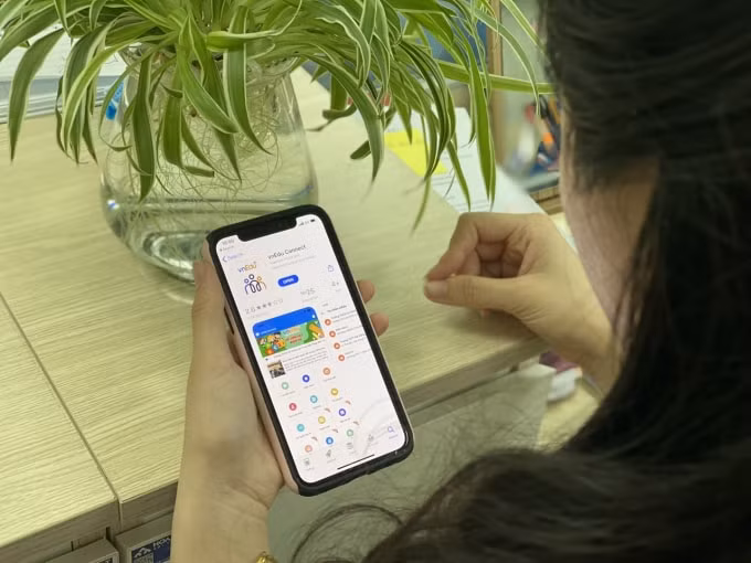 Ứng dụng VnEdu connect kết nối phụ huynh với nhà trường.