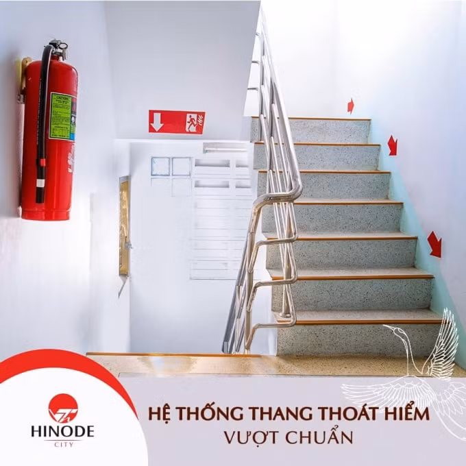 Hinode City được đầu tư hệ thống PCCC hiện đại, chất lượng. Ảnh: TL