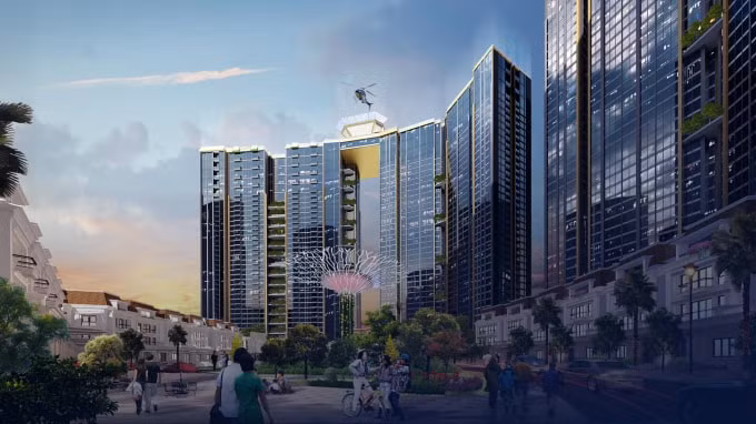 Dự án Sunshine City Hồ Tây. Ảnh: TL