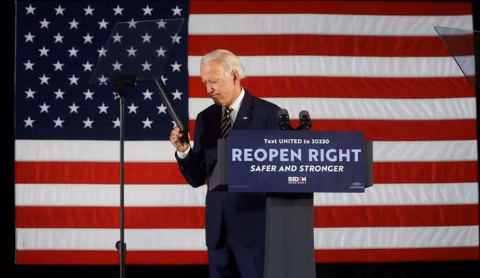 Ứng viên đảng Dân chủ Joe Biden. Ảnh: Reuters