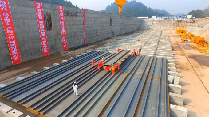 Các đại công trường là hình ảnh thường thấy của “Một vành đai – Một con đường”. Ảnh: Getty.