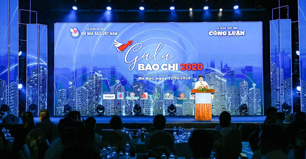 Toàn cảnh Ga la báo chí 2020. Ảnh: Sơn Hải