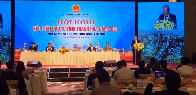 Các đại biểu tại Hội nghị xúc tiến đầu tư tỉnh Thanh Hóa