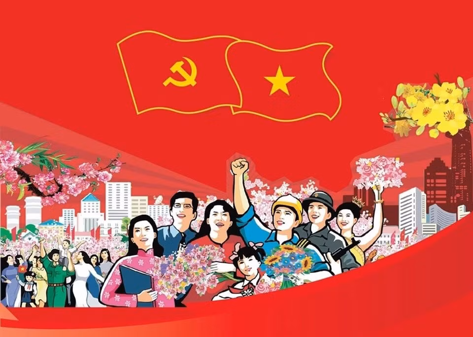 lanh dao cac chinh dang chuc mung nhan ky niem 95 nam ngay thanh lap dang cong san viet nam hinh 1