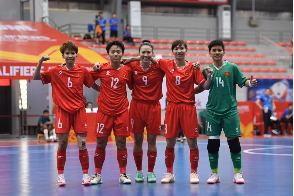 doi tuyen futsal nu viet nam cung bang voi iran philippines tai giai futsal chau a 2025 hinh 1