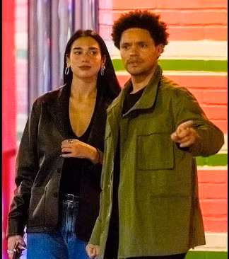 bang chung dua lipa va trevor noah dang hen ho hinh 1