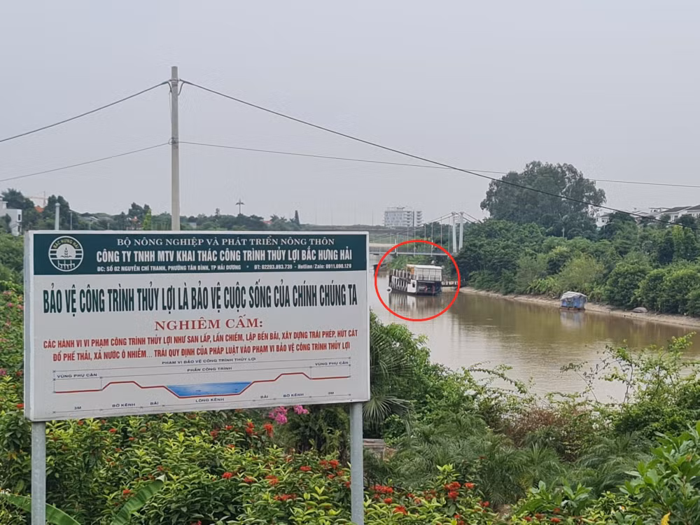 ngang nhien lan chiem xam pham hanh lang bao ve cong trinh thuy loi bac hung hai hinh 1