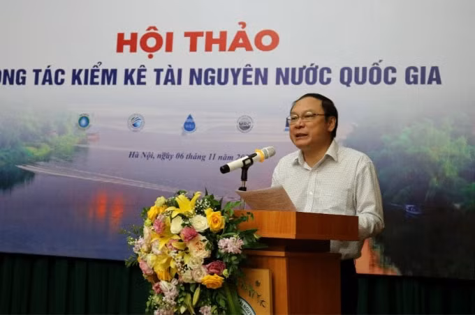 Thứ trưởng Bộ TN&MT Lê Công Thành phát biểu chỉ đạo tại Hội thảo.