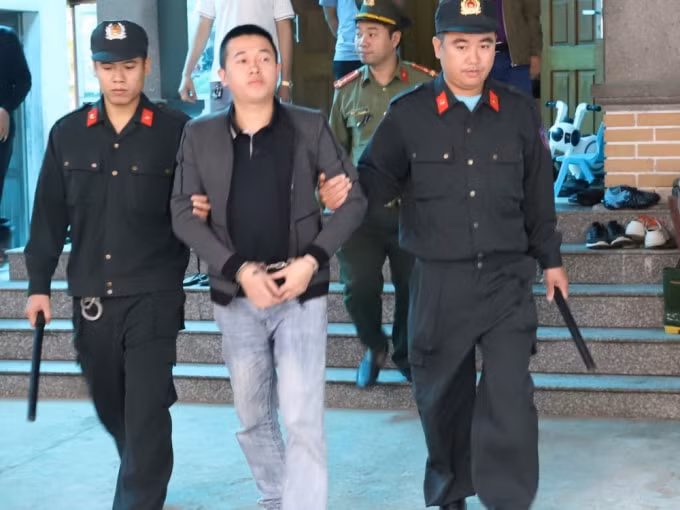 Bị can Ngô Đức Bảo bị bắt tạm giam