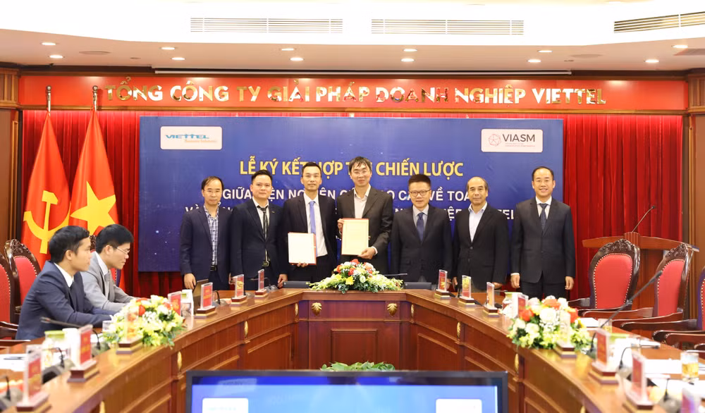 Tổng Công ty Giải pháp Doanh nghiệp Viettel (Viettel Solutions) – Thành viên Tập đoàn Viettel đã tuyên bố hợp tác chiến lược với Viện Nghiên cứu Cao cấp về Toán (VIASM).