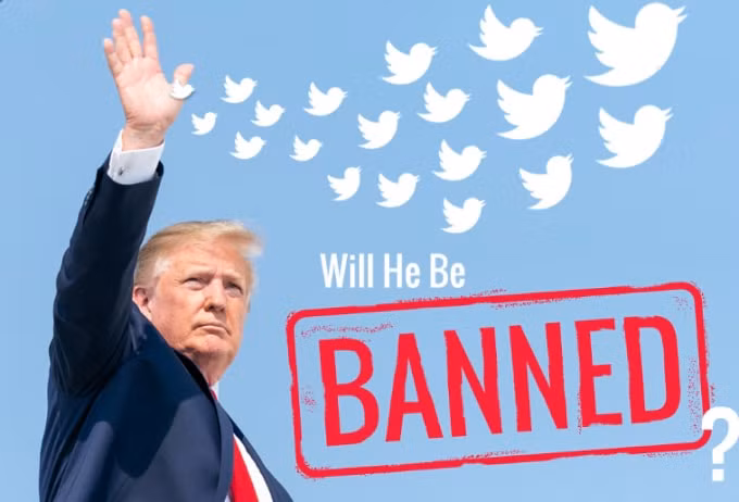Liệu ông Trump có bị Twitter đóng tài khoản vì những chia sẻ không được kiểm chứng? Ảnh: WWW