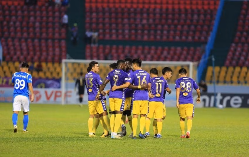 Hà Nội FC giành chiến thắng 4-0 trước Than Quảng Ninh. Ảnh: thethao247.vn