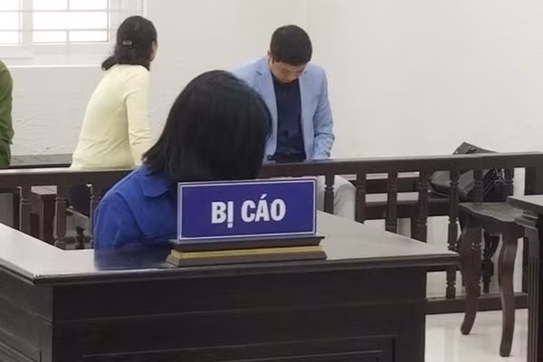 Bị cáo Nguyễn Minh Lương tại phiên tòa xét xử. Ảnh: vietnamnet.vn