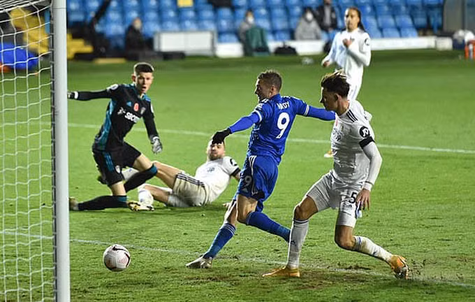 Cầu thủ Vardy ghi 1 bàn và có 1 kiến tạo. Ảnh: bongdaplus.vn