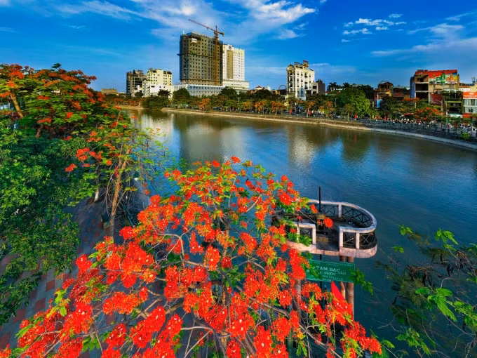 Hồ Tam Bạc. Ảnh: Nguyễn Đức Nghĩa.