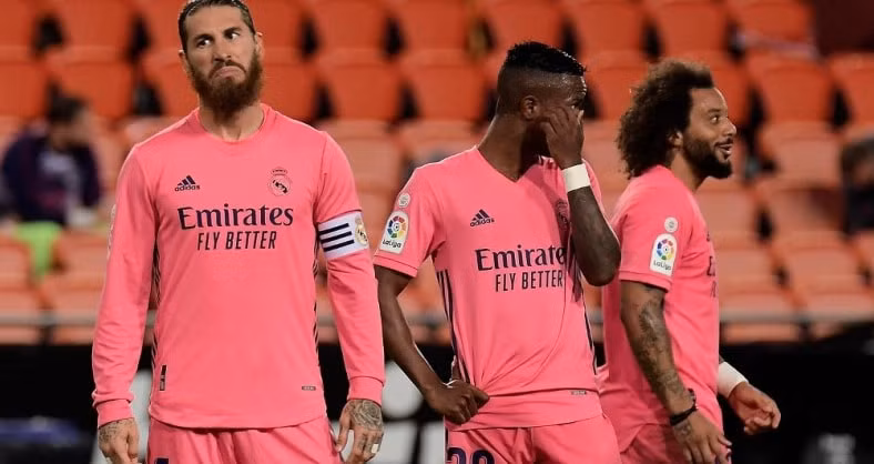 Câu lạc bộ Real Madrid thua bẽ mặt trên sân khách. Ảnh: thethaovanhoa.vn