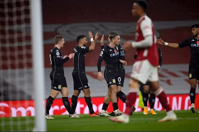 Câu lạc bộ Arsenal thua 0-3 trước Aston Villa. Ảnh: bongda24h.vn