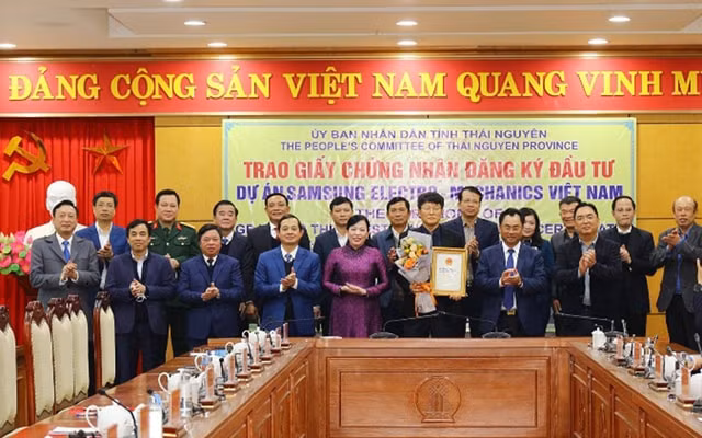 thai nguyen thu hut dong von moi gan 1 ty usd hinh 2
