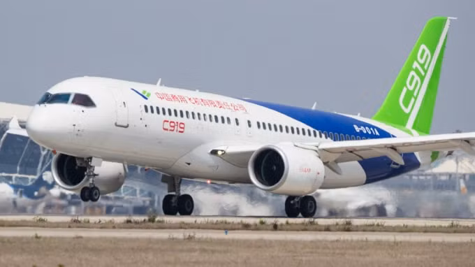 comac c919 may bay thuong mai dau tien do trung quoc san xuat hinh 1